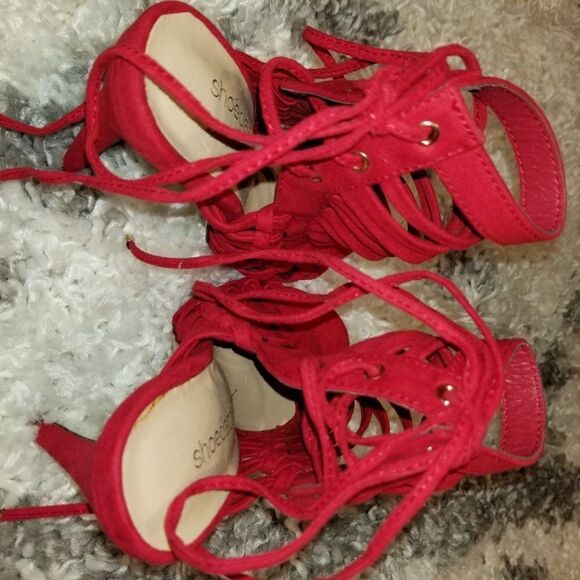 BRAND NEW SHOEDAZZLE ANKLE STRAP OPEN TOE HIGH HEEL STILETTOS SANDAL - Picture 8 of 16